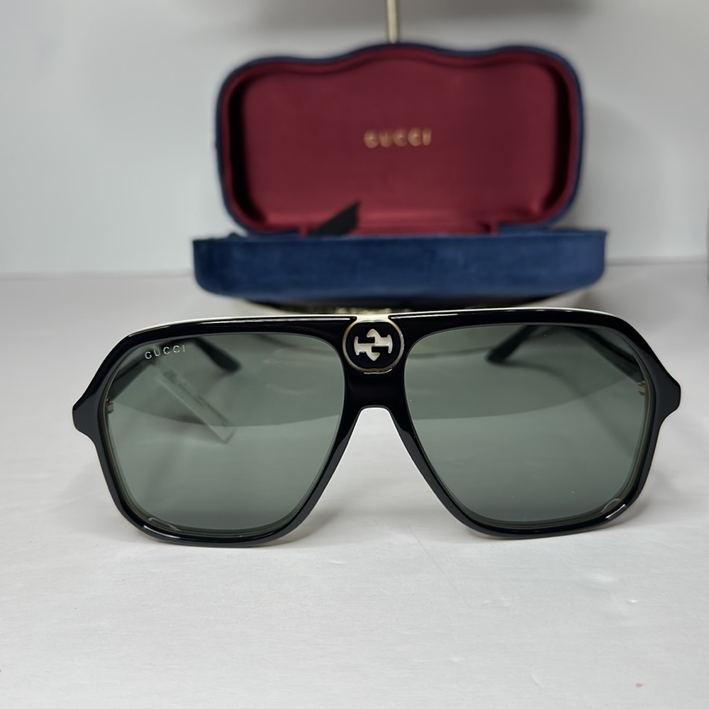 💯 - Authentic New Gucci GG0734S 004 62 Unisex Sunglasses - Picture 4 of 13